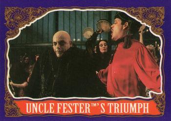 1991 Topps The Addams Family #80 Uncle Fester's Triumph Front