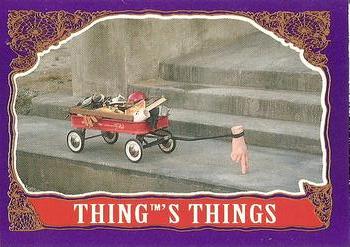 1991 Topps The Addams Family #83 Thing's Things Front