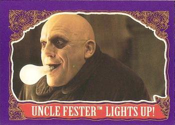 1991 Topps The Addams Family #98 Uncle Fester Lights Up Front
