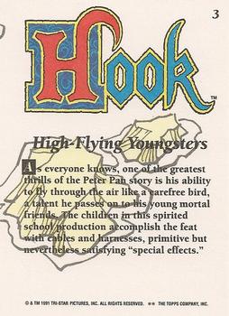 1992 Topps Hook #3 High-Flying Youngsters Back