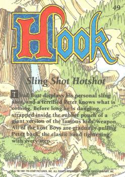 1992 Topps Hook #49 Sling Shot Hotshot Back