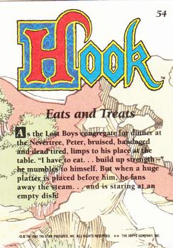 1992 Topps Hook #54 Eats and Treats Back