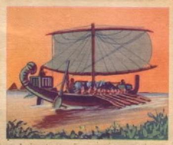1933 Sailor Boy Smokes Beautiful Ships (R135-1) #1 Egyptian Ship Front