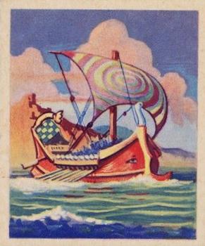 1933 Sailor Boy Smokes Beautiful Ships (R135-1) #2 Greek Ship Front