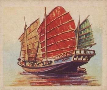 1933 Sailor Boy Smokes Beautiful Ships (R135-1) #15 Chinese Junk Front