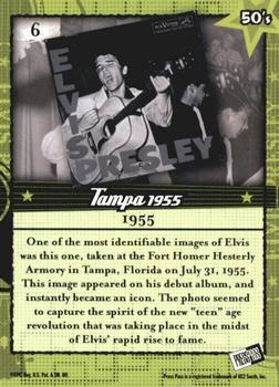 2006 Press Pass Elvis Lives #6 Tampa 1955 Back