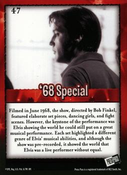 2006 Press Pass Elvis Lives #47 '68 Special Back