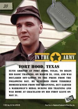 2007 Press Pass Elvis Is #30 Fort Hood, Texas Back