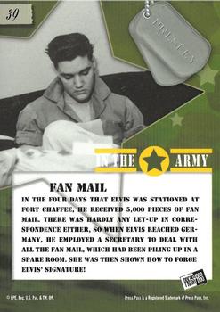2007 Press Pass Elvis Is #39 Fan Mail Back