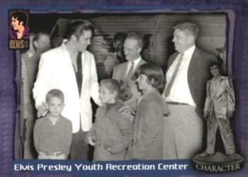 2007 Press Pass Elvis Is #44 Elvis Presley Youth Recreation Center Front