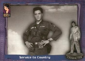 2007 Press Pass Elvis Is #48 Service to Country Front