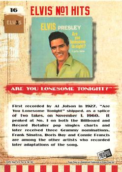 2008 Press Pass Elvis the Music #16 Are You Lonesome Tonight? Back