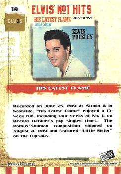 2008 Press Pass Elvis the Music #19 His Latest Flame Back