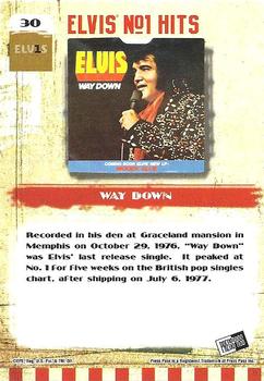 2008 Press Pass Elvis the Music #30 Way Down Back