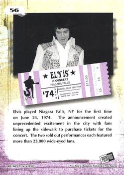 2008 Press Pass Elvis the Music #56 '74 Niagara Falls Back