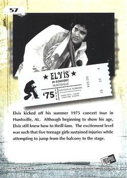 2008 Press Pass Elvis the Music #57 '75 Huntsville Back