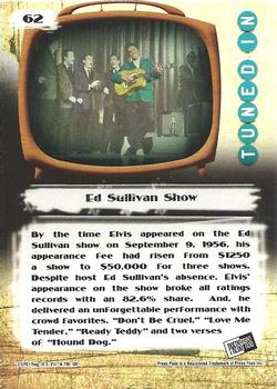 2008 Press Pass Elvis the Music #62 Ed Sullivan Show [1956] Back