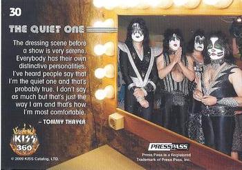 2009 Press Pass Kiss 360 #30 The Quiet One Back
