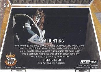 2009 Press Pass Kiss 360 #59 Bow Hunting Back