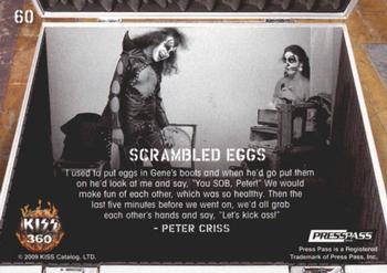 2009 Press Pass Kiss 360 #60 Scrambled Eggs Back