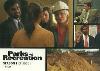 2013 Press Pass Parks and Recreation #1 Pilot Front