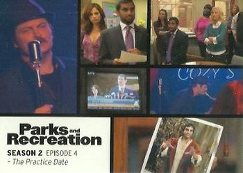 2013 Press Pass Parks and Recreation #10 The Practice Date Front