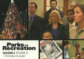 2013 Press Pass Parks and Recreation #18 Christmas Scandal Front