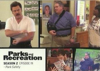 2013 Press Pass Parks and Recreation #25 Park Safety Front