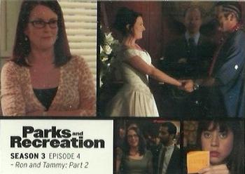 2013 Press Pass Parks and Recreation #34 Ron and Tammy: Part 2 Front