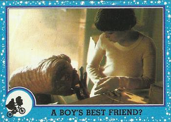 1982 Topps E.T. The Extraterrestrial #13 A Boy's Best Friend? Front