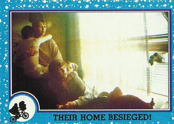 1982 Topps E.T. The Extraterrestrial #51 Their Home Besieged! Front