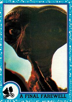 1982 Topps E.T. The Extraterrestrial #76 A Final Farewell Front