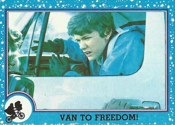 1982 Topps E.T. The Extraterrestrial #62 Van to Freedom! Front