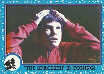 1982 Topps E.T. The Extraterrestrial #70 The Spaceship Is Coming! Front