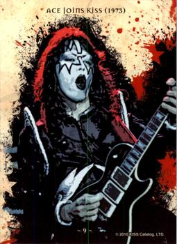 2010 Press Pass The Legend of Kiss #9 Ace Frehley Back