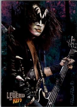 2010 Press Pass The Legend of Kiss #13 Gene Simmons Front
