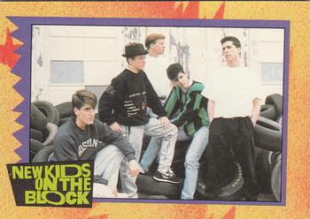 1989 Topps New Kids on the Block #11 NKOTB Quiz! Question #1 Front