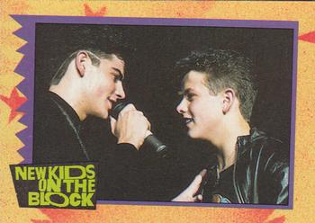 1989 Topps New Kids on the Block #12 NKOTB Quiz! Question #2 Front