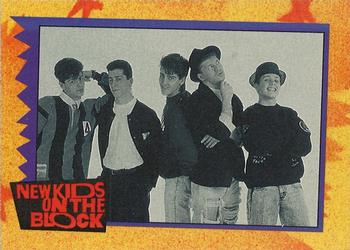 1989 Topps New Kids on the Block #15 NKOTB Quiz! Question #5 Front