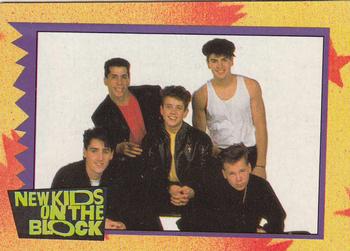 1989 Topps New Kids on the Block #38 Popular Boys Front