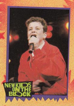 1989 Topps New Kids on the Block #40 Vital Statistics - Joseph McIntyre Front