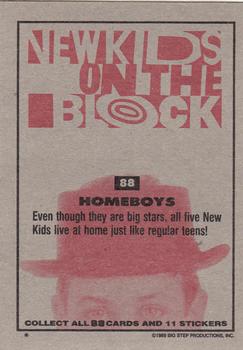 1989 Topps New Kids on the Block #88 Homeboys Back