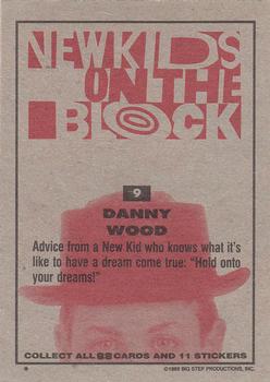 1989 Topps New Kids on the Block #9 Danny Wood Back