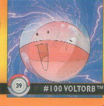 1999 Pokemon Action Flipz Premier Edition #39 #100 Voltorb #101 Electrode Front