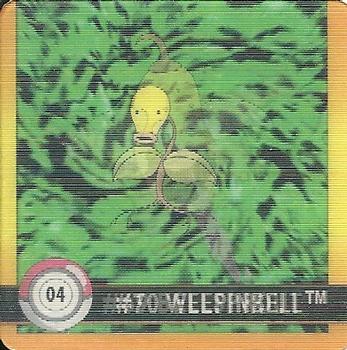 1999 Pokemon Action Flipz Premier Edition #04 #69 Bellsprout #70 Weepinbell Front