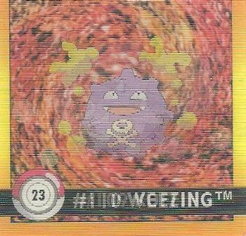 1999 Pokemon Action Flipz Premier Edition #23 #109 Koffing #110 Weezing Front