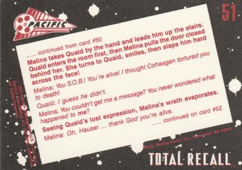 1990 Pacific Total Recall #51 