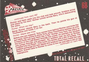 1990 Pacific Total Recall #68 The Shootout Back