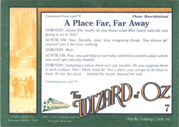 1990 Pacific The Wizard of Oz #7 A Place Far, Far Away Back