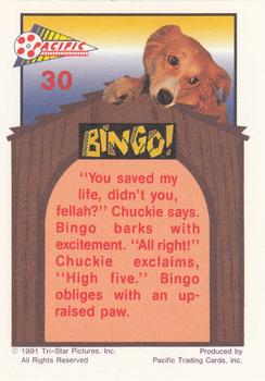 1991 Pacific Bingo #30 Thanks, Fellah Back